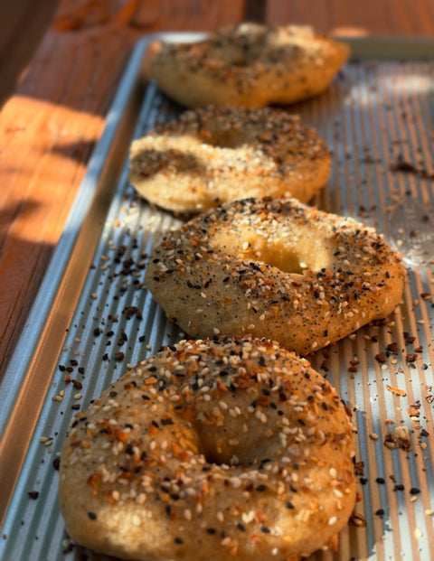 Sourdough Bagels